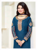 Z7045 SNORKEL BLUE ZISA AYESHA TAKIA SALWAR KAMEEZ SUIT - Asian Party Wear