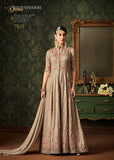 Soybean Beige Pakistani Wedding Party Bridesmaid Designer Gown  (3 Weeks delivery) - Asian Party Wear