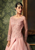 New Pink Indian Wedding Party Bridesmaid Designer Gown (3 weeks Delivery) - Asian Party Wear