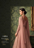 Ash Rose Pink Indian Wedding Party Bridesmaid Designer Gown - Asian Party Wear