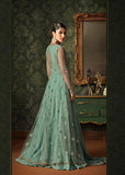 Green Indian Wedding Party Bridesmaid Designer Gown (3 weeks delivery) - Asian Party Wear