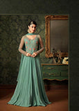 Green Indian Wedding Party Bridesmaid Designer Gown (3 weeks delivery) - Asian Party Wear