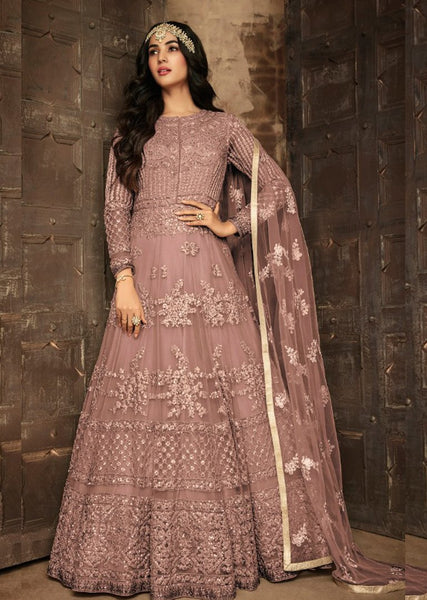 ROSE PINK INDIAN WEDDING BRIDESMAID DRESS (2 weeks delivery) - Asian Party Wear