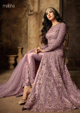 LILAC INDIAN ETHNIC STYLE WEDDING SUIT - Asian Party Wear