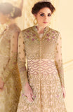 BLUSH PINK INDIAN & PAKISTANI DESIGNER PARTY AND WEDDING WEAR FANCY ANARKALI GOWN - Asian Party Wear