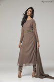 GRACEFUL MOUSE STRAIGHT SHIRT READY MADE SALWAR SUIT - Asian Party Wear