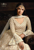 Cream Stylish Wedding Bridal Anarkali Dress - Asian Party Wear