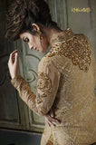 Gold Khwaab Aura Salwar Kameez  (KH-8003) - Asian Party Wear