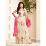 BESTSELLER 86003 CREAM NITYA PARTY WEAR DESIGNER SUIT - Asian Party Wear