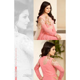 86005 PINK AND CREAM NITYA PARTY WEAR DESIGNER SUIT - Asian Party Wear