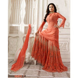 86011 ORANGE NITYA PARTY WEAR DESIGNER SUIT - Asian Party Wear