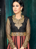 Black & Pink Fancy Wedding Anarkali Dress - Asian Party Wear