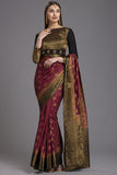 ZACS-860 STUNNING INDIAN BANARSI FESTIVE SAREE - Asian Party Wear