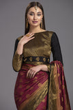 ZACS-860 STUNNING INDIAN BANARSI FESTIVE SAREE - Asian Party Wear