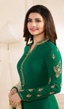 5556 GREEN KASEESH JANNAT EMBROIDERED GEORGETTE PRACHI DESAI STRAIGHT SALWAR SUIT - Asian Party Wear