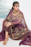 PURPLE INDIAN WEDDING PALAZZO STYLE SUIT - Asian Party Wear