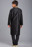 Black Indian Boys Kurta Pajama Kids Ethnic Wear - Asian Party Wear