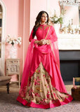 LT-97004 PINK AND BEIGE NITYA DESIGNER FLORAL RAYON LEHENGA - Asian Party Wear