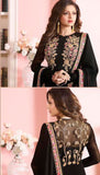 LT-97005 BLACK NITYA DESIGNER GEORGETTE ANARKALI SUIT - Asian Party Wear