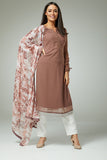 MAUVE TRENDY READY TO WEAR SALWAR SUIT - Asian Party Wear