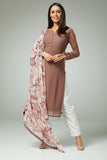 MAUVE TRENDY READY TO WEAR SALWAR SUIT - Asian Party Wear