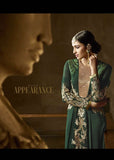 9805 CHIVE GREEN AAFREEN ADAA VOL 3 DESIGNER PANT STYLE SUIT - Asian Party Wear