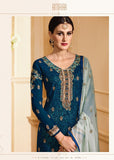 Teal Designer Wedding Salwar Suit - Asian Party Wear