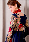 D 105 Navy Blue Varsiddhi Georgette Salwar Kameez - Asian Party Wear