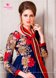 D 105 Navy Blue Varsiddhi Georgette Salwar Kameez - Asian Party Wear