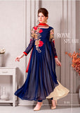 D 105 Navy Blue Varsiddhi Georgette Salwar Kameez - Asian Party Wear