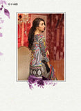 ZEA-44 BLACK ESHA AISHA LAWN EMBROIDERED SALWAR SUIT - Asian Party Wear