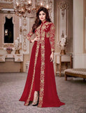 Red Indian Party Suit Evening Formal Dress - Asian Party Wear