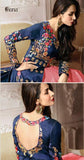 21191 BLUE FIONA ZARA MALAIKA ARORA KHAN LEHENGA - Asian Party Wear