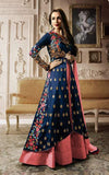 21191 BLUE FIONA ZARA MALAIKA ARORA KHAN LEHENGA - Asian Party Wear