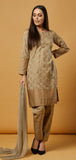 FANCY BLUE GOLD GREY WHITE SALWAR KAMEEZ SUITS - Asian Party Wear