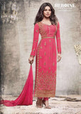 ZHR5150 RAPTURE ROSE PINK PRIYANKA CHOPRA SALWAR KAMEEZ SUIT - Asian Party Wear