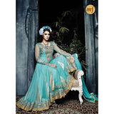 Light Blue Stunning Hariette Anarkali Salwar Suit 56017 - Asian Party Wear