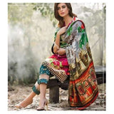 5001 ALI ZOHAIB GLAZED COTTON SALWAR KAMEEZ SUIT - Asian Party Wear