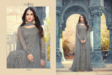 STUNNING NEW ANARKALI DRESS HIGHLIGHTED WITH FINE EMBROIDERY - Asian Party Wear