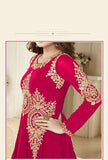 Pink Embellished Dress Cocktail Party Suit - Asian Party Wear