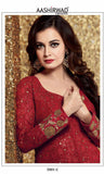 Red Bollywood Dia Mirza Indian Salwar Kameez - Asian Party Wear