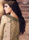 18004-P PEACH ZOYA EMERALD WEDDING WEAR LEHENGA - Asian Party Wear