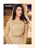 Beige Nakkashi Naira Designer Dress - Asian Party Wear