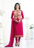 HOT PINK KASEESH MAHARANI JACKET STYLE PARTY WEAR SUIT - Asian Party Wear