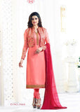 Pink Jacket Style Indian Wedding Salwar Suit - Asian Party Wear