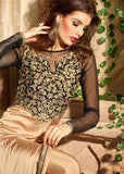 3107 SKIN COLOUR MAISHA INFINITY EMBROIDERED EID SUIT - Asian Party Wear