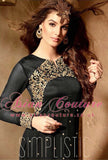 BEST SELLER 3103-D BLACK MAISHA ORIGINAL INFINITY ADDICTION SUIT - Asian Party Wear