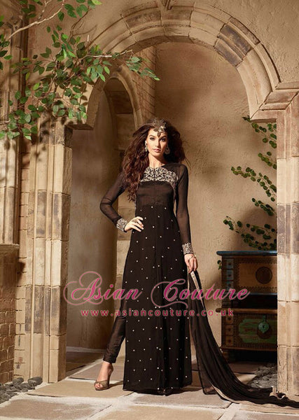 Z3103-B BEST SELLER 3103-B BROWN MAISHA COPY INFINITY ADDICTION SUIT - Asian Party Wear