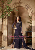 BEST SELLER 3103-A PURPLE MAISHA COPY INFINITY ADDICTION SUIT - Asian Party Wear