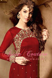 BEST SELLER 3103-C RED MAISHA COPY INFINITY ADDICTION SUIT - Asian Party Wear